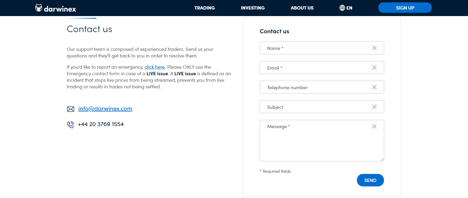 Darwinex Review customer support